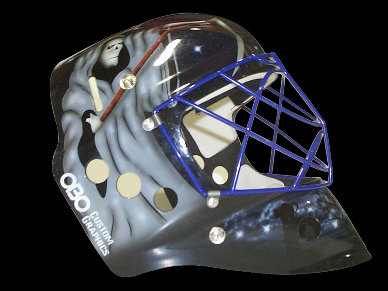 OBO Custom Painted Goalkeeping Helmet